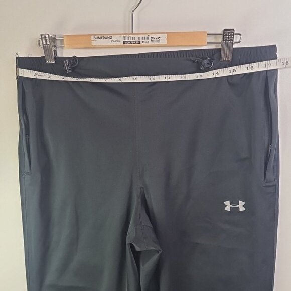 Under Armour Men's UA Storm Pants Black Running Athletic Sports Zip Size M - Picture 9 of 11